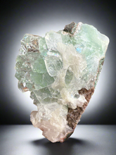 Load image into Gallery viewer, Light Mint Green Radial (Disco Ball) Apophyllite + Stilbite • Maharashtra, India
