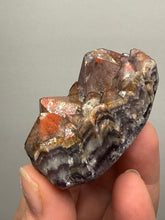 Load image into Gallery viewer, Premium Hematite-Phantom Deep Magenta Ametrine Cluster | Deccan Traps, India | Collector Mineral Specimen
