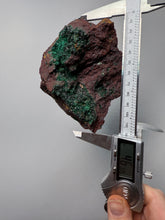 Load image into Gallery viewer, Brochantite Collector Mineral Specimen – Vivid Green Copper Crystals from Morocco
