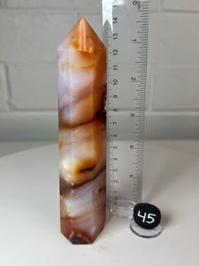 Carnelian (Red and Orange) Obelisk Tower