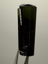Load image into Gallery viewer, Dark Green Cap Stak Nala Tourmaline with Cleavelandite Flower – Haramosh Mountains, Pakistan | Thumbnail Specimen
