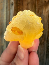 Load image into Gallery viewer, Golden Yellow Stilbite + Golden Calcite • Maharashtra, India

