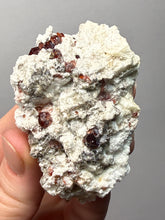Load image into Gallery viewer, High-Grade Naturally Faceted Red Spessartine Garnet on Matrix — Skardu, Pakistan
