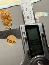 Load image into Gallery viewer, Hessonite Garnet Cluster on Matrix – Thumbnail Collector Specimen from Pakistan | High-Grade Orange-Red Garnet Crystals
