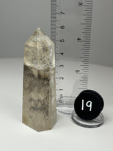 Load image into Gallery viewer, Dendrite Manganese Included Iron Oxide Quartz (Golden Healer) Obelisk Tower • RARE
