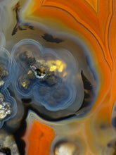 Load image into Gallery viewer, Polished Malawi Agate Half – High-Grade African Banded Agate Display Specimen
