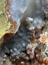 Load image into Gallery viewer, “Goblin Chalcedony” Pink &amp; Orange Druzy Botryoidal Stalactites — Tichka Massif, High Atlas, Morocco
