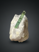 Load image into Gallery viewer, Lime Green Tourmaline on Matrix– Pegmatite Mineral Specimen from Pakistan
