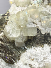 Load image into Gallery viewer, 2.9” New Find: Huanzala Mine Peru Sphalerite + Chalcopyrite + Apatite + Calcite + Quartz | Collector Display Specimen
