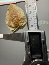 Load image into Gallery viewer, Hessonite Garnet Cluster on Matrix – Natural Collector Specimen from Pakistan | High-Grade Orange-Red Garnet Crystals
