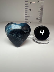 Blue Trolleite from Brazil • Heart