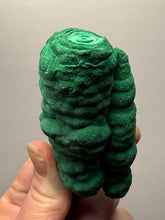 Load image into Gallery viewer, 3.6” High-Grade Malachite Stalactite “Cave” Formation | DR Congo | Mineral Collector Specimen
