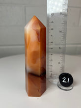 Load image into Gallery viewer, Carnelian (Red and Orange) Obelisk Tower
