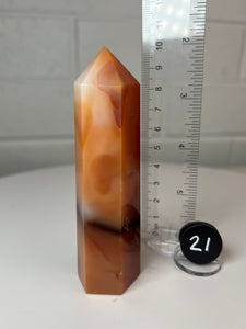 Carnelian (Red and Orange) Obelisk Tower