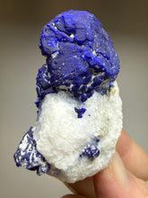 Load image into Gallery viewer, Afghan Lazurite Specimen | Deep Blue Lapis-Grade Crystal on Matrix | Collector Display Mineral
