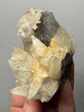 Load image into Gallery viewer, Isometric Fluorite &amp; Scalenohedral Calcite Specimen | Pakistan Mineral Collector Display Piece
