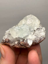 Load image into Gallery viewer, Lustrous Apophyllite over Red Heulandite (Zeolite Pocket) — Deccan Traps, Maharashtra, India
