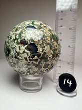 Load image into Gallery viewer, Rainforest Jasper Agate Sphere from Madagascar
