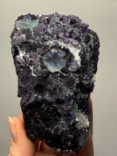 Load image into Gallery viewer, High-Grade Rare Purple-Green-Blue Cubic Fluorite | Cabinet Mineral Collector Specimen | Zhejiang Province, China
