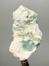 Load image into Gallery viewer, Pink Morganite, Blue Green Indicolite &amp; Purple Lepidolite Mineral Specimen from Pakistan – Collector Grade Pegmatite Piece
