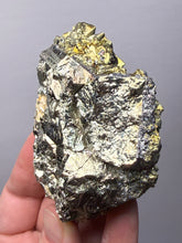 Load image into Gallery viewer, 3.3” New Find: Huanzala Mine Peru Sphalerite + Chalcopyrite + Apatite + Calcite + Quartz | Collector Display Specimen
