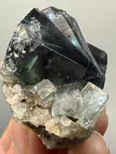 Load image into Gallery viewer, Rare Tenebrescent Color-Changing Cubic Fluorite | Hidden Forest Pocket — Diana Maria Mine, Frosterley, Weardale, County Durham, England
