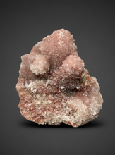 Load image into Gallery viewer, Druzy Red Stilbite Crystal Cluster on Stalactites from India | Collector Mineral Specimen
