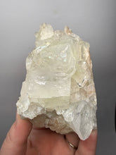 Load image into Gallery viewer, High-Grade Apophyllite on Pink Stilbite Zeolite | Indian Collector Mineral Specimen
