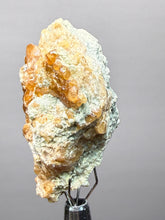 Load image into Gallery viewer, Hessonite Garnet Cluster on Matrix – Natural Collector Specimen from Pakistan | High-Grade Orange-Red Garnet Crystals

