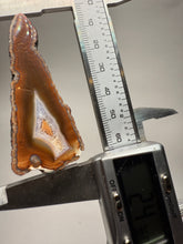 Load image into Gallery viewer, RARE POLEHEDROID Indonesian Sumatra Agate Pair – Vibrant Banded Chalcedony with Rich Color Zoning | Ethical Lapidary &amp; Collector Display Specimens
