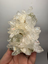 Load image into Gallery viewer, Chlorite-Included Quartz Cluster (Green Phantom Quartz) – Pakistan Mineral Specimen
