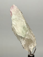 Load image into Gallery viewer, Pink Morganite &amp; Mint Green Tourmaline in Shiny Quartz – Pegmatite Mineral Specimen from Pakistan
