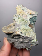 Load image into Gallery viewer, High-Grade Blue Green Wavellite Collectors Specimen - Radiating Botryoidal Crystal Formation - Arkansas, USA
