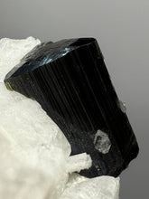 Load image into Gallery viewer, Dark Green Cap Stak Nala Tourmaline with Cleavelandite Matrix – Haramosh Mountains, Pakistan
