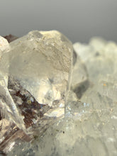 Load image into Gallery viewer, Lustrous Apophyllite over Red Heulandite (Zeolite Pocket) — Deccan Traps, Maharashtra, India
