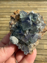 Load image into Gallery viewer, Rare Tenebrescent Color-Changing Cubic Fluorite | Hidden Forest Pocket — Diana Maria Mine, Frosterley, Weardale, County Durham, England
