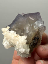 Load image into Gallery viewer, Isometric Fluorite &amp; Scalenohedral Calcite Specimen | Pakistan Mineral Collector Display Piece
