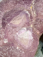 Load image into Gallery viewer, Etched Botryoidal Lavender Fluorite on Quartz Matrix

Collector Mineral Specimen — Hunan, China
