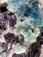 Load image into Gallery viewer, High-Grade Rare Purple-Green-Blue Cubic Fluorite | Cabinet Mineral Collector Specimen | Zhejiang Province, China
