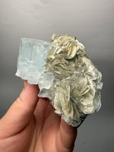 Load image into Gallery viewer, Premium Aquamarine with Mica on Matrix  Collector Mineral Specimen – Nagar Valley, Pakistan

