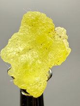 Load image into Gallery viewer, Vibrant Yellow Brucite Thumbnail Mineral Specimen | Collector Crystal from Killa Saifullah District in Balochistan Province, Pakistan
