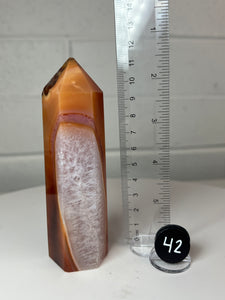 Carnelian (Red and Orange) Obelisk Tower