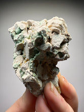 Load image into Gallery viewer, High-Grade Green Wavellite Collectors Specimen - Radiating Botryoidal Crystal Formation - Arkansas, USA
