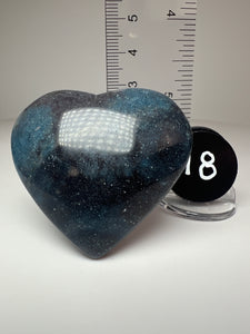 Blue Trolleite from Brazil • Heart