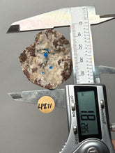 Load image into Gallery viewer, Rare Electric Blue Pentagonite &amp; Cavansite on Druzy Matrix | Collector Mineral Specimen | Wagholi Quarry, India
