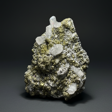 Load image into Gallery viewer, 6.8” New Find: Huanzala Mine Peru Sphalerite + Chalcopyrite + Apatite + Calcite + Quartz | Collector Display Specimen
