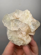 Load image into Gallery viewer, High-Grade Apophyllite on Pink Stilbite Zeolite | Indian Collector Mineral Specimen
