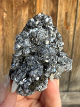 Load image into Gallery viewer, Druzy Black Apophyllite + White Stilbite • Maharashtra, India
