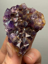 Load image into Gallery viewer, Premium Hematite-Phantom Deep Magenta Ametrine Cluster | Deccan Traps, India | Collector Mineral Specimen
