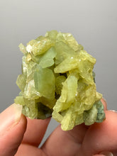 Load image into Gallery viewer, High-Grade Green Heulandite on Peach Stilbite Crystal Cluster | Deccan Traps, Maharashtra, India | Collector Mineral Specimen
